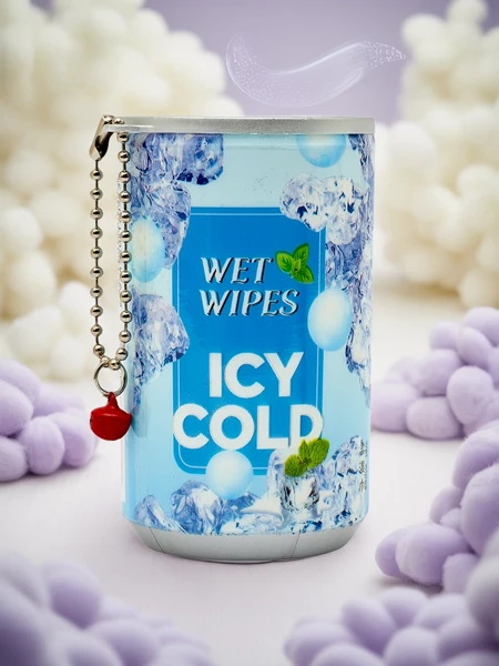Vlažilni robčki v dekorativni embalaži ICY COLD 30 kos