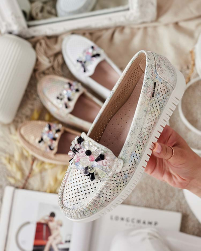 Royalfashion Women's beaded openwork mokasini Nasfali