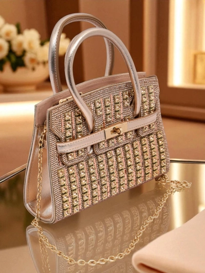 Royalfashion Ženska clutch torbica s cirkoni Seren Voux