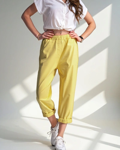 Royalfashion Ženske hlače iz viskoze tipa Harem