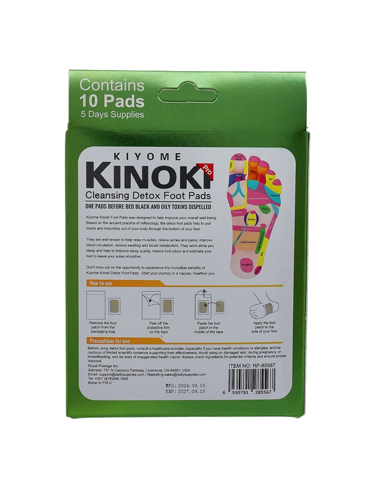 Detoxifikacijske foot patches DETOX KINOKI 10 kom Wormwood