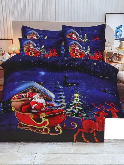 Royalfashion božični posteljnina komplet 160x200 popoln 3-delni
