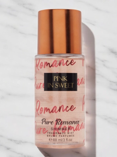 Roza v Sweet Body Mist s sijajem 88 ml