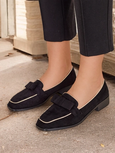 Royalfashion Ženske mokasinke s mašnom Refenni