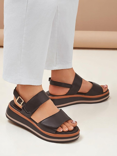 Royalfashion ženski sandali z debelejšim podplatom Tulipp