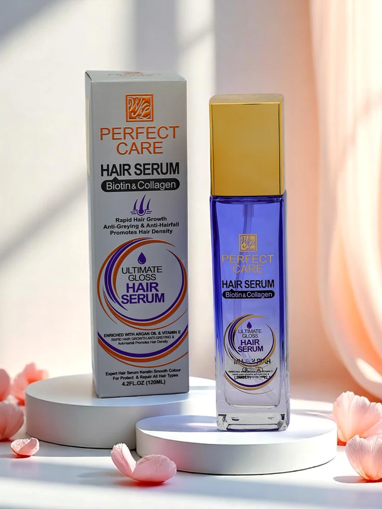 PERFECT CARE Laserska seruma za lase z biotinom - pospešuje rast, zgošča in preprečuje izpadanje las