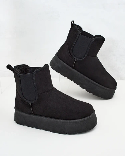 Royalfashion Ženski kratki škornji Nomas a'la snow boots