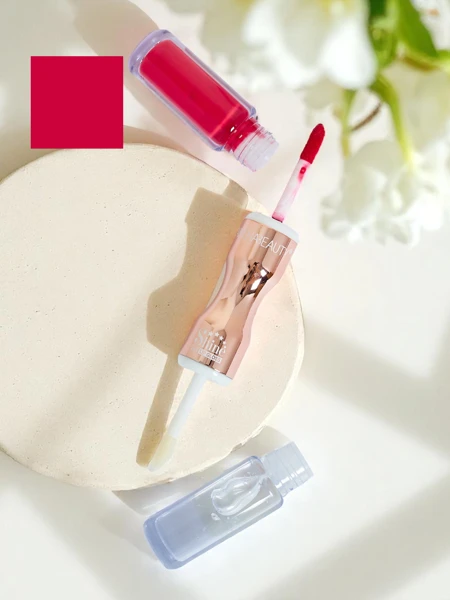 Šminka in brezbarvni lip gloss 2-v-1 Glej Fuchsia