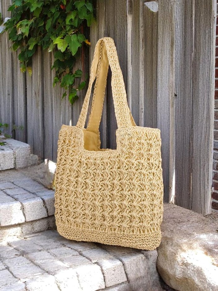 Royalfashion Velika ženska torba iz slame Sunny Straw