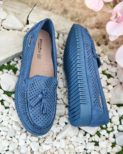 Royalfashion Ženski ažurasti mokasini Molaffa