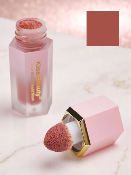 Kiss Beauty tekoče šminka z aplikatorjem v barvi sončnega zahoda
