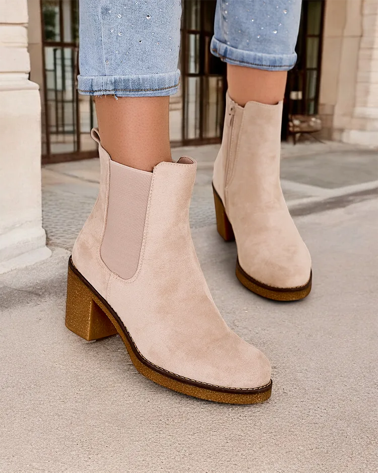 Royalfashion Eco-suede ženske čizme na postu Bregianka