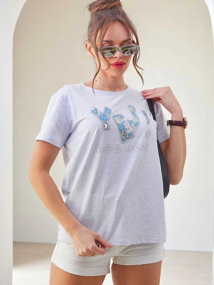 Royalfashion Ženska bombažna majica Da!