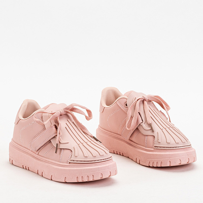 Royalfashion Różowe sportowe sneakersy damskie Sumikoa