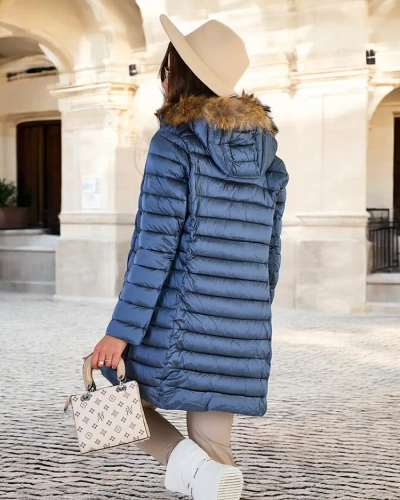 Royalfashion Ženska štepana zimska jakna