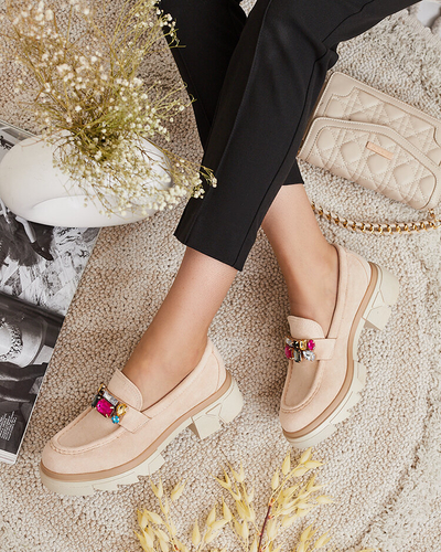 Royalfashion Mokasini s pisanimi kamni Sariner