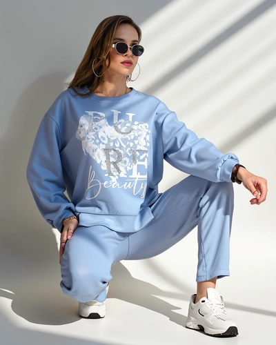 Royalfashion Ženski viskozni set z vzorcem