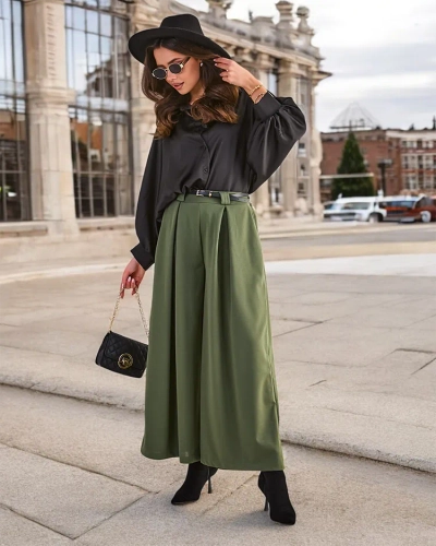 Royalfashion Ženske široke hlače