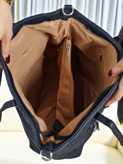 Ženska shopper torba iz eko usnja Tessira