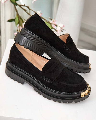 Royalfashion Ženski mokasini iz eko semiša Retillum