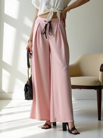 Royalfashion Široke ženske hlače