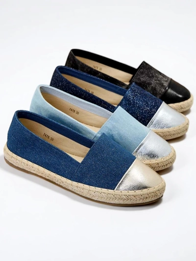 Royalfashion Ženske espadrile a'la denim Anerta