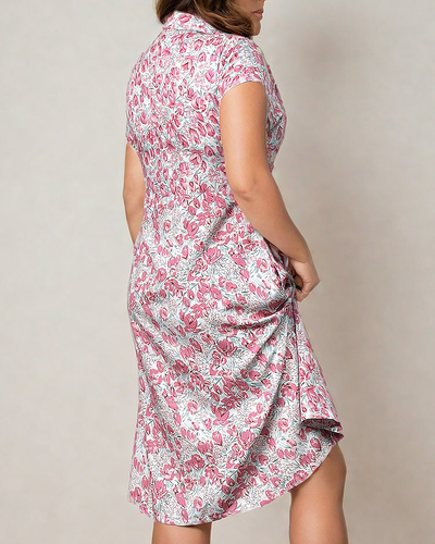 Royalfashion Ženska cvetlična midi obleka