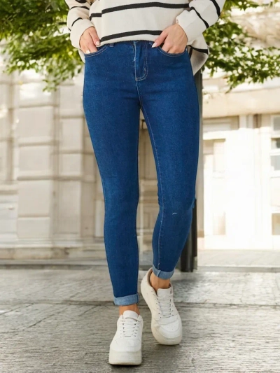 Royalfashion bombažne skinny jeans za ženske