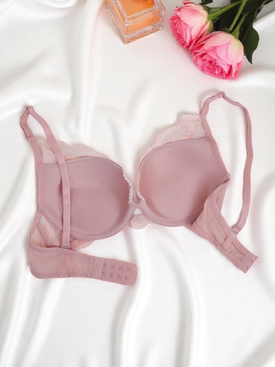 Royalfashion Ženski push-up nedrček z čipko Luna Push-Up