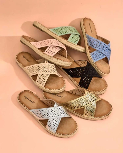 Royalfashion Ženske japonke Tivona z ravnim podplatom