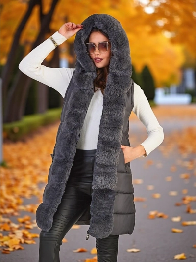 Royalfashion Ženska jakna s odvojivim rukavima