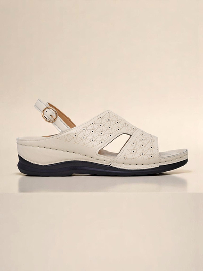 Royalfashion ženski sandali z nizko peto Comfort Chic