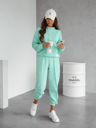 Royalfashion Ženski bombažni sproščeni komplet