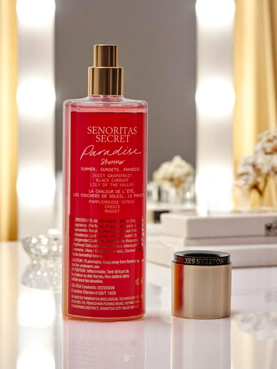 Senoritas Secret Body Mist Paradise Shimmer z bleščicami
