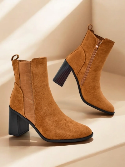 Ženske čizme do gležnja Royalfashion na masivnom potpetici Enotto