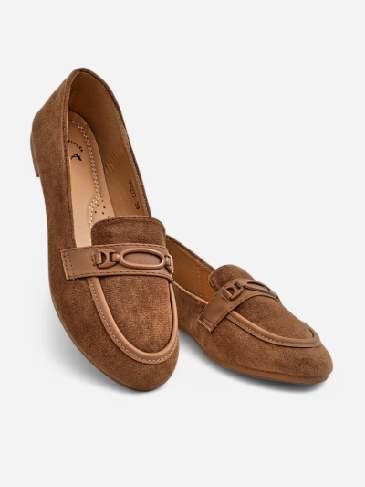 Royalfashion Ženski ekološki semiš loafers Zammei