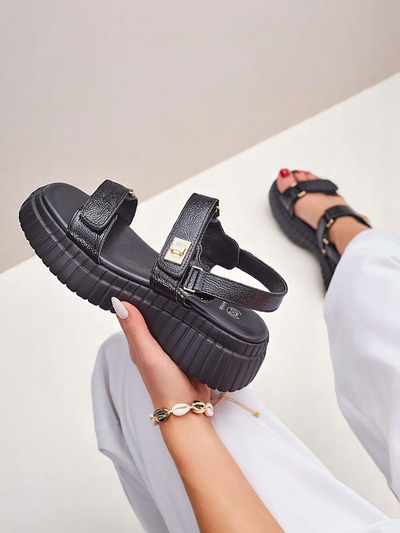 Royalfashion ženski sandali na debelejšem podplatu Aganda