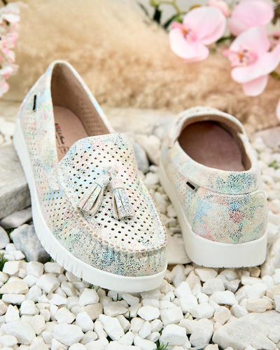 Royalfashion Ženski ažurasti mokasini Molaffa