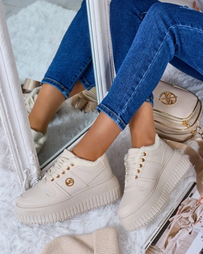 Royalfashion Otopne ženske superge s krznom Rozit