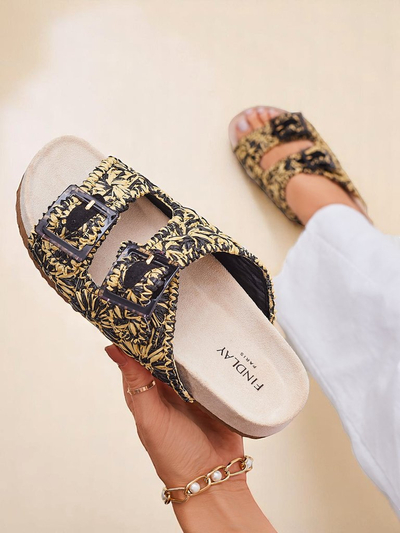 Royalfashion Ženski sandali z zaponkami Samorra