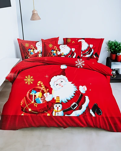 Royalfashion Božićno posteljina 160x200 set 3-DIJELNI