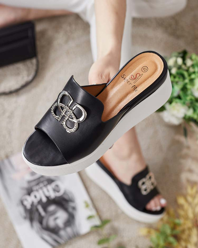 Royalfashion Ženske japonke Sailme na mačjem usnju
