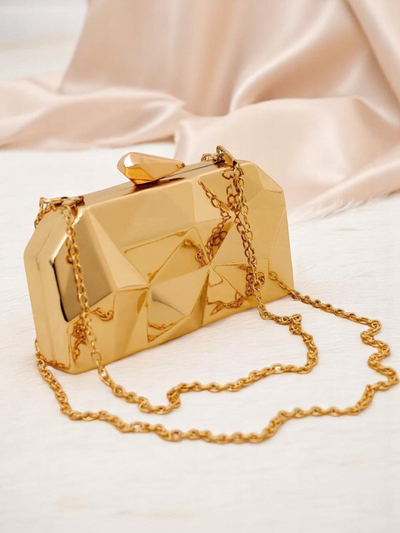 Royalfashion Ženska kuverta torbica Metal Muse