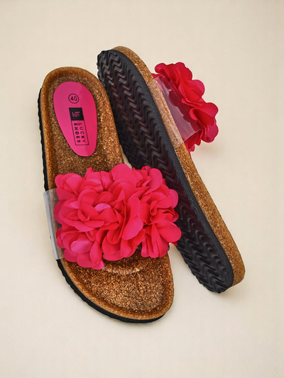 Royalfashion Ženski natikači s cvetlicami Flora Soft