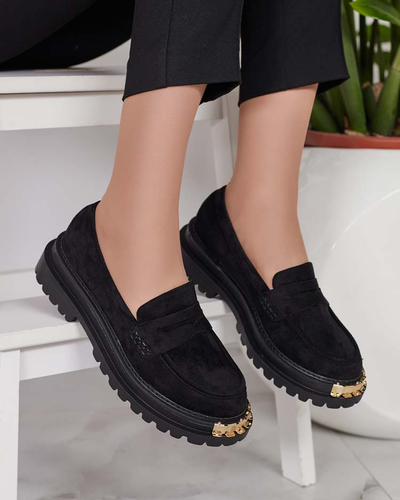 Royalfashion Ženski mokasini iz eko semiša Retillum