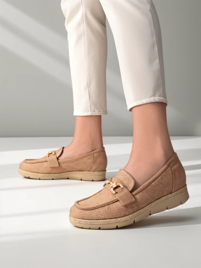 Royalfashion Ženske balerinke z okrasjem na prstu