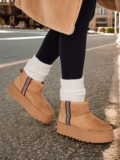 Royalfashion Kratki ženski snežni čevlji Haluzi