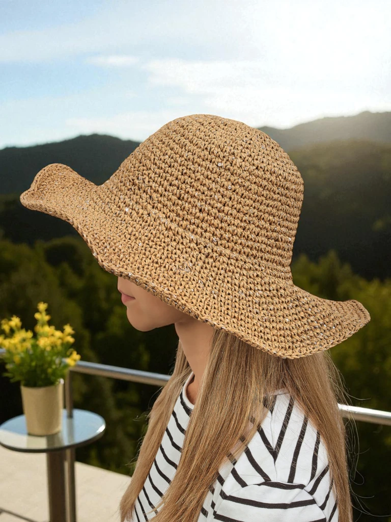 Royalfashion Ženski slamnik Lila Sun
