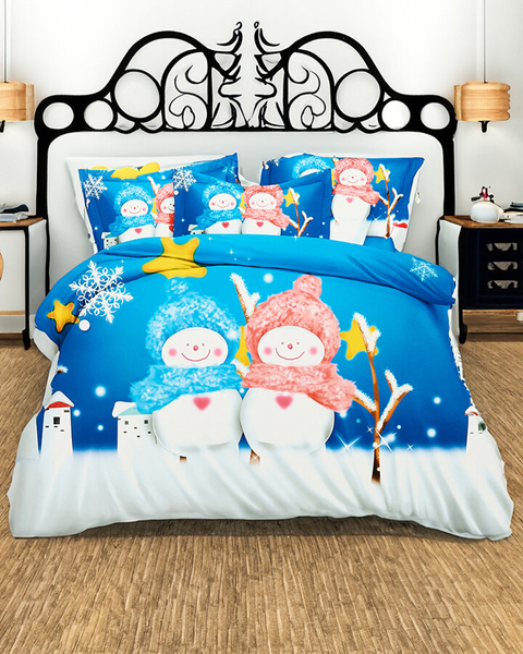Royalfashion Vzorčasta posteljnina 200x220 komplet 3 DELOV