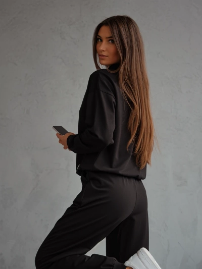 Royalfashion Ženski bombažni sproščeni komplet